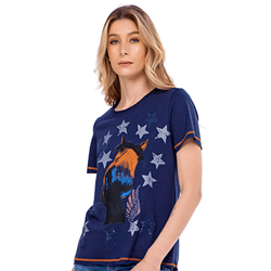 T-shirt Castanho - 885z - VIP WESTERN