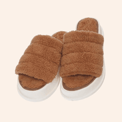 Pantufa Slider Caramelo