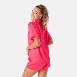 Pijama Americano Curto Cereja