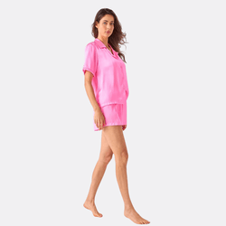 Pijama Americano Curto Framboesa