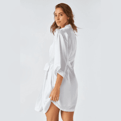 Robe Acetinado Branco