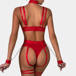 Lingerie Dakota Strap - Vermelha