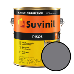 TINTA PISO SUVINIL - CINZA - V0134 - VIVA COR TINTAS