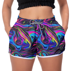 Short Feminino Psicodelic Moda Praia ou Academia W... - W2 STORE