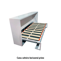 Cama Solteiro Horizontal Retrátil Linha Prime - WallBedbrasil