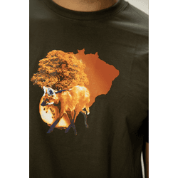 Camiseta Lobo Guará - Verde - 60 - We Are Planet 