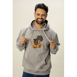 Moletom Macaco Prego - Cinza - 38 - We Are Planet 