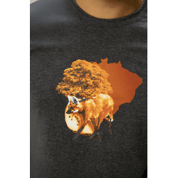 Camiseta Lobo Guará - Cinza - 66 - We Are Planet 
