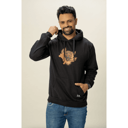 Moletom Onça Pintada - Preto - 102 - We Are Planet 