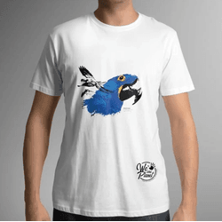 Coleção Pantanal Camiseta masculina branca - 87 - We Are Planet 