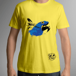 Coleção Pantanal Camiseta masculina amarela - 22 - We Are Planet 