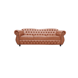 Sofá Chesterfield Conde 3 Lugares 2,20 cm Yasbelly... - YASBELLY