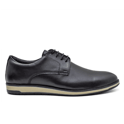 Sapato Social Masculino Oxford Liso Preto - 5331 - Yep Store