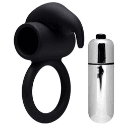 ANEL PENIANO RABBIT BLACK - 01883 - YESSEXSHOP