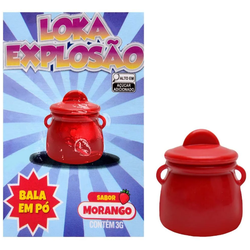 LOKA EXPLOSÃO PÓ ENERGÉTICO SABOR MORANGO - 02049... - YESSEXSHOP