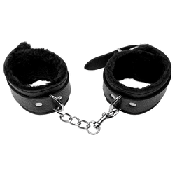 ALGEMA EM SINTÉTICO E PELÚCIA BLACK - 00976 - YESSEXSHOP