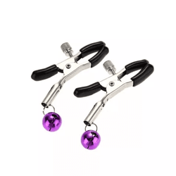GRAMPOS DE MAMILOS BERLOQUES ROXO - 01126 - YESSEXSHOP