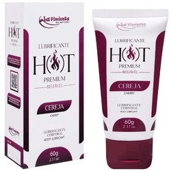 LUBRIFICANTE HOT PREMIUM BEIJÁVEL CEREJA - 01325 - YESSEXSHOP
