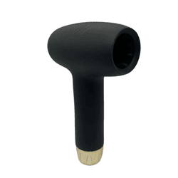 MASTURBADOR COM VIBRO BLACK SILICON - 01916 - YESSEXSHOP