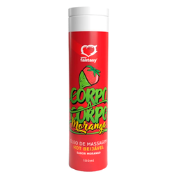 ÓLEO DE MASSAGEM HOT BEIJÁVEL SABOR MORANGO - 0117... - YESSEXSHOP