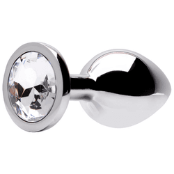 PLUG ANAL P PEDRA TRANSPARENTE - 00318 - YESSEXSHOP