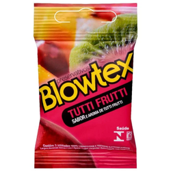 PRESERVATIVO BLOWTEX SABOR TUTTI FRUTTI 3UND - 019... - YESSEXSHOP