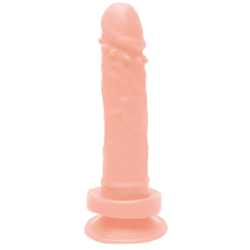 PRÓTESE COM VENTOSA E ESTÍMULOS GLANDE 17X3,8CM -... - YESSEXSHOP