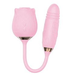 VIBRADOR E SUGADOR ROSA ENCANTADA RECARREGÁVEL - ... - YESSEXSHOP