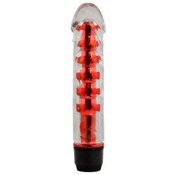 VIBRADOR PERSONAL VERMELHO COM CAPA ESTIMULADORA -... - YESSEXSHOP