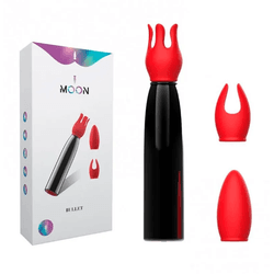BULLET MOON BLACK RED 3 PONTAS RECARREGÁVEL - 0309... - YESSEXSHOP
