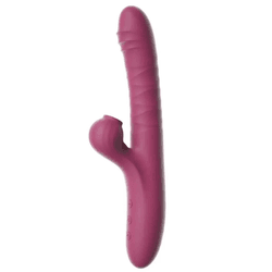 VIBRADOR RABBIT COM SUGADOR ARTICULADO RECARREGÁVE... - YESSEXSHOP