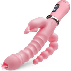 VIBRADOR RABBIT ESTIMULAÇÃO TRIPLA RECARREGÁVEL - ... - YESSEXSHOP