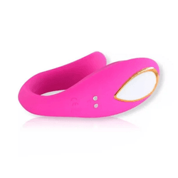 VIBRADOR DE CASAL PINK GOLD VIA APP - 03075 - YESSEXSHOP