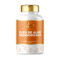 Óleo de Alho Desodorizado 60 Cápsulas - 900123 - ZAFO