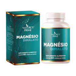 Magnésio Dimalato Reconstrução Muscular Ansiedade Depressão 60 Capslas - 900120 - ZAFO