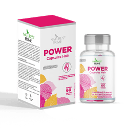 Power Caps Hair Mulher Nutrientes Biotina-Selenio-Zinco 60 capsulas - 900226 - ZAFO