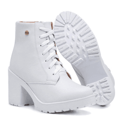 BOTA FEMININA BRANCO - BOTA FEMININA BRANCO - ZAFREM