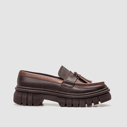 Sapato Manu Vintage Touch 0484 Café/Tan - CALÇADOS ZAPATTERO