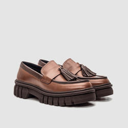 Sapato Manu Vintage Touch 0484 Dark Tan/Brown - CALÇADOS ZAPATTERO