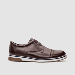 Sapato Masculino Sky Urban 0777 Dark Brown - CALÇADOS ZAPATTERO