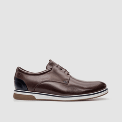 Sapato Masculino Sky Classic 0753 Dark Brown - CALÇADOS ZAPATTERO