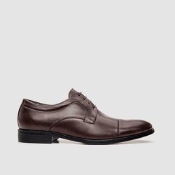 Sapato Masculino Veneza Derby 0305 Dark Brown - CALÇADOS ZAPATTERO