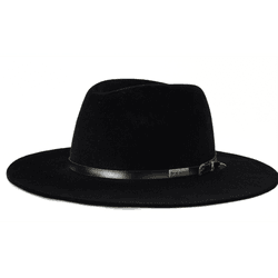 Chapéu Fedora Unissex Feltro - Preto - CRP01 - Zé Chicada