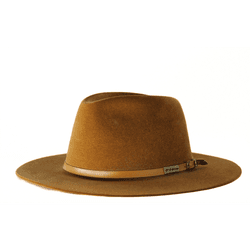 Chapéu Fedora Unissex Feltro - Whisky - CRW03 - Zé Chicada