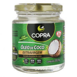 ÓLEO DE COCO EXTRA VIRGEM 200ML - COPRA - 02721 - Zero & Cia 