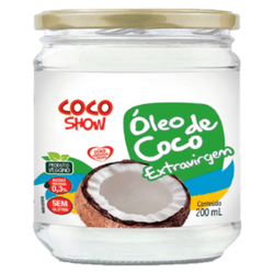 ÓLEO DE COCO EXTRA VIRGEM SHOW 200ML - COPRA - 044... - Zero & Cia 