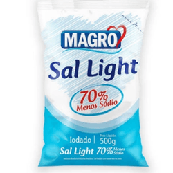 SAL LIGHT 70% MENOS SÓDIO 500G - MAGRO - 04169 - Zero & Cia 