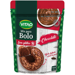 MIX BOLO SEM GLÚTEN CHOCOLATE 400G - VITAO - 0432... - Zero & Cia 