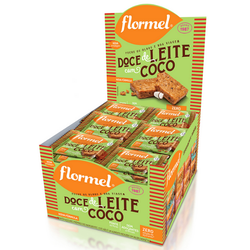 DOCE DE LEITE COM COCO DP24X20G - FLORMEL - 01533 - Zero & Cia 