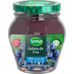 GELEIA DE UVA ZERO 200G - VITAO - 04423 - Zero & Cia 